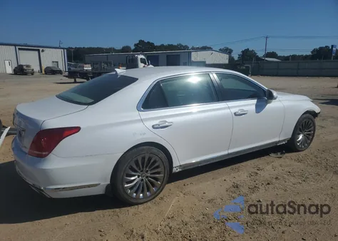 2018 Genesis G90 Premium z USA, uszkodzony, nr VIN KMHG34JA5JU042531